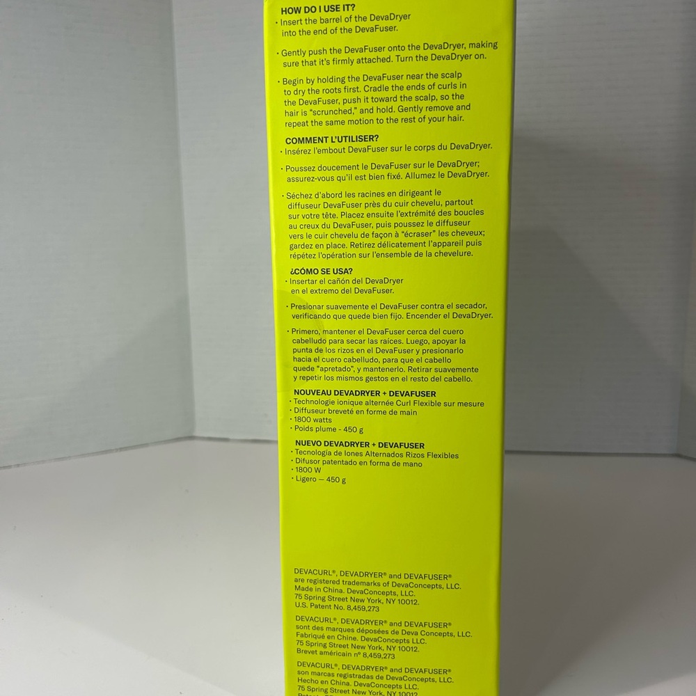 DevaCurl DevaDryer + DevaFuser Professional Ionic Blow Dryer New In Box - Picture 4 of 5